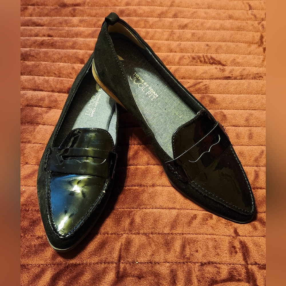 Dr Scholl's Black Cool Fit Loafers. Sz 7.5